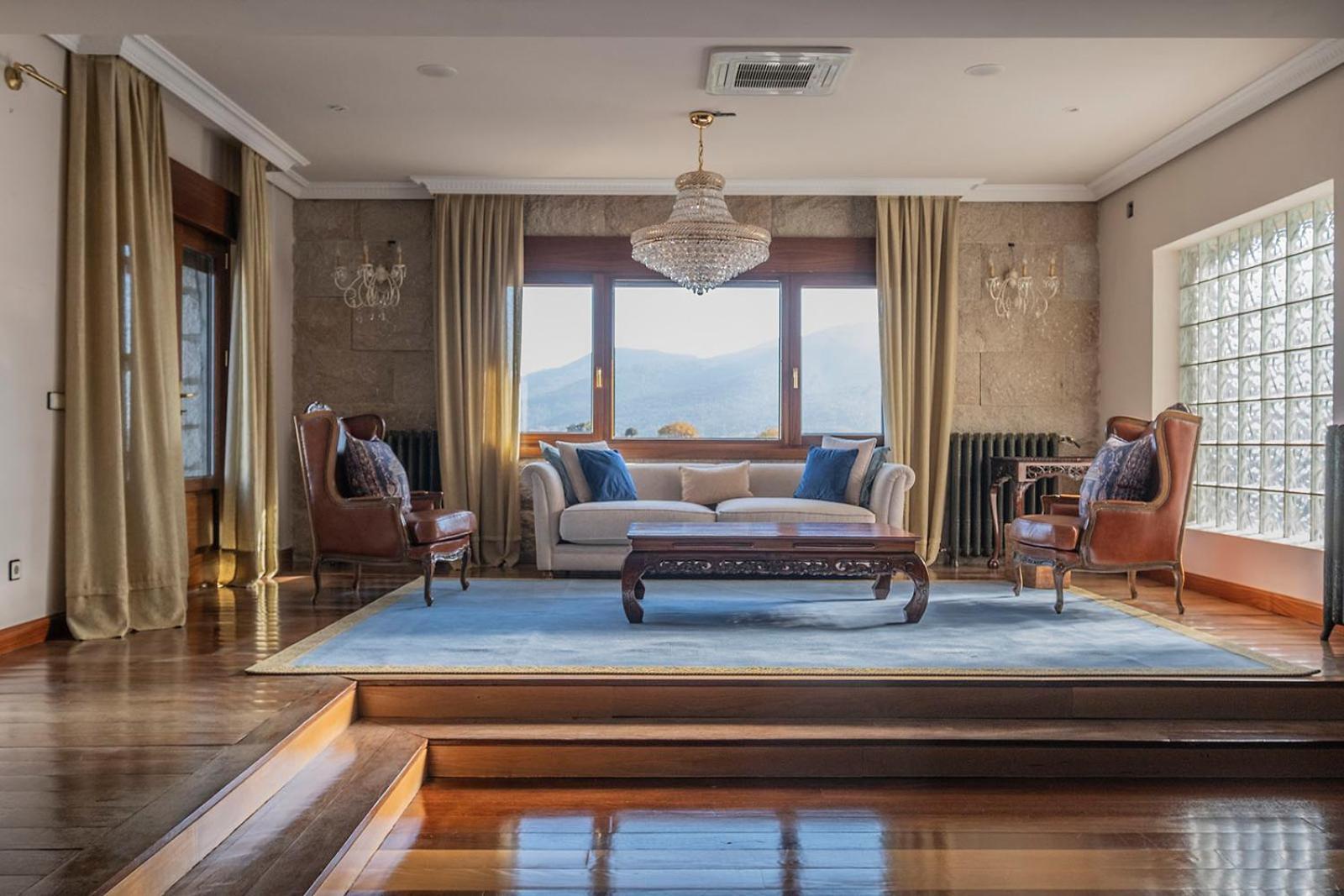 Villa Mansion Con Jacuzzi A 40 Grados, Gran Piscina Y Padel El Tiemblo Esterno foto