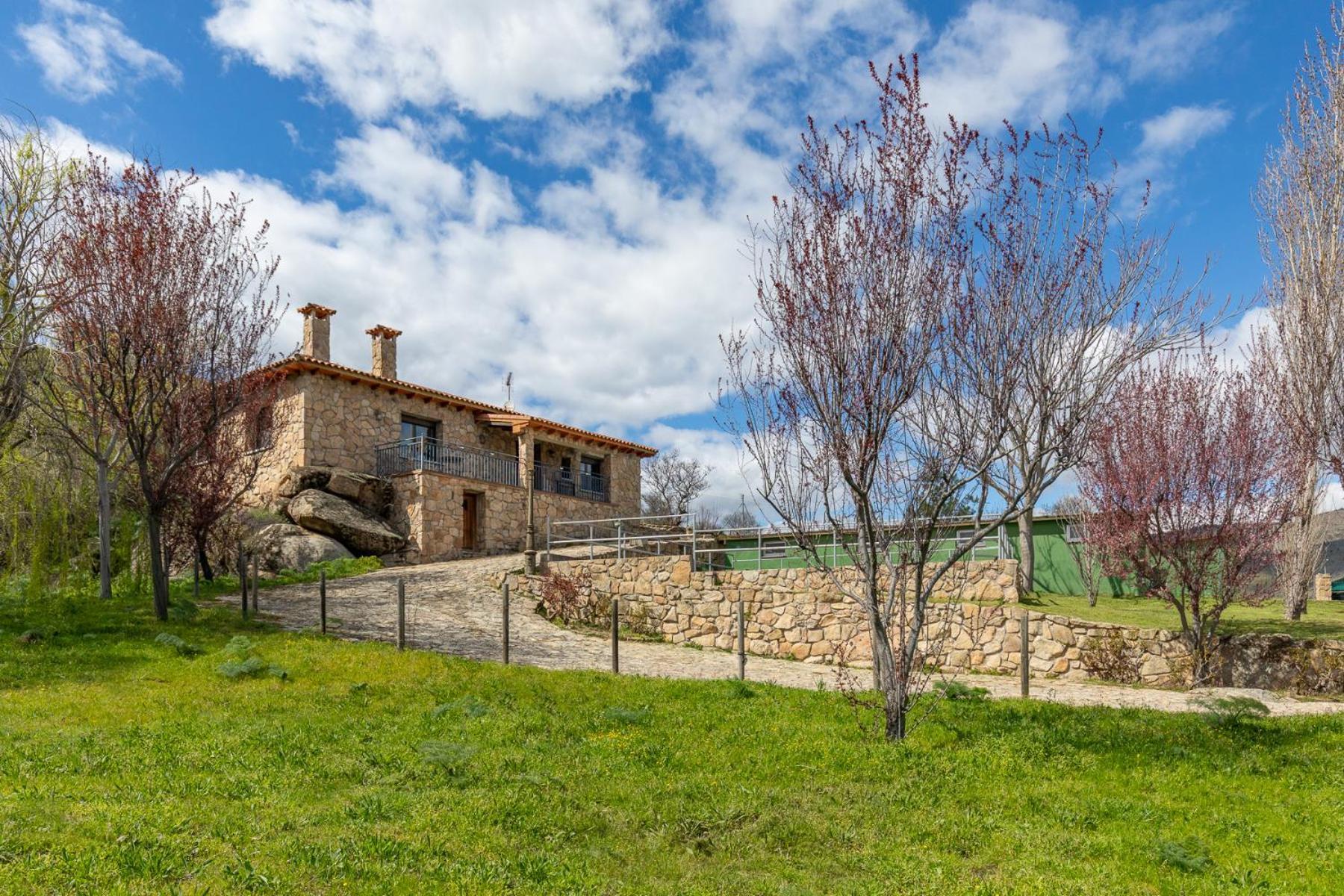Villa Mansion Con Jacuzzi A 40 Grados, Gran Piscina Y Padel El Tiemblo Esterno foto
